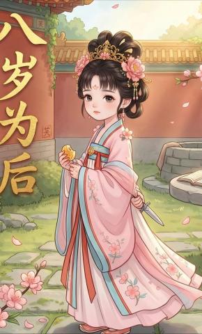 短剧《八岁为后》海报