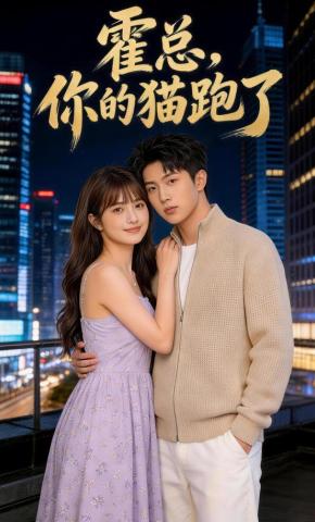 短剧《霍总，你的猫跑了》海报