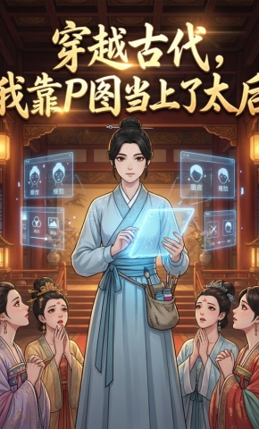 短剧《穿越古代，我靠P图当上了太后》海报