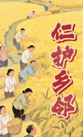 短剧《仁护乡邻》海报