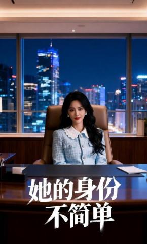 短剧《她的身份不简单》海报