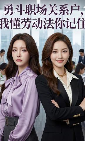 短剧《勇斗职场关系户，我懂劳动法你记住》海报