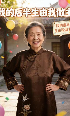 短剧《我的后半生由我做主》海报