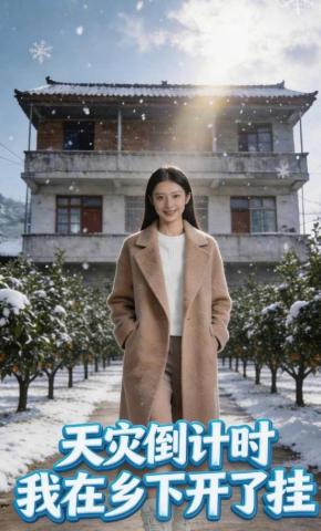 短剧《天灾倒计时，我在乡下开了挂》海报