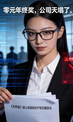 短剧《零元年终奖，公司天塌了》海报