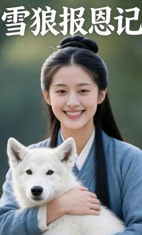 短剧《雪狼报恩记》海报