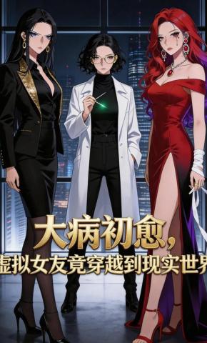 短剧《大病初愈，虚拟女友竟穿越到现实世界》海报