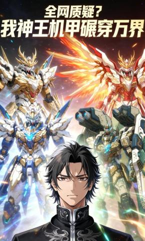 短剧《全网质疑？我神王机甲碾穿万界》海报