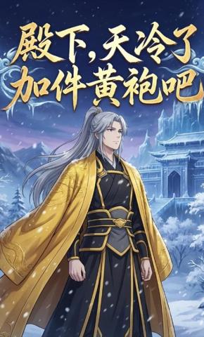 短剧《殿下，天冷了加件黄袍吧》海报