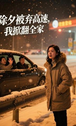 短剧《除夕被弃高速，我掀翻全家》海报