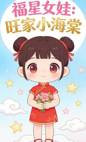短剧《福星女娃：旺家小海棠》海报