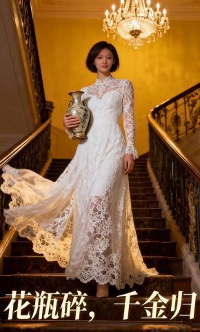短剧《花瓶碎，千金归》海报
