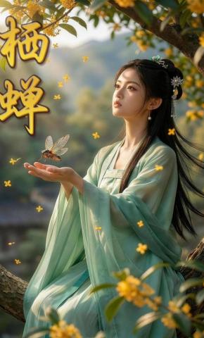 短剧《栖蝉》海报