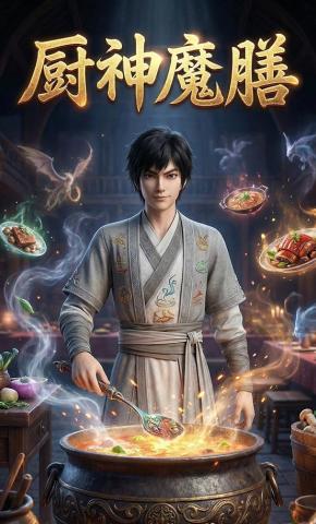 短剧《厨神魔膳》海报