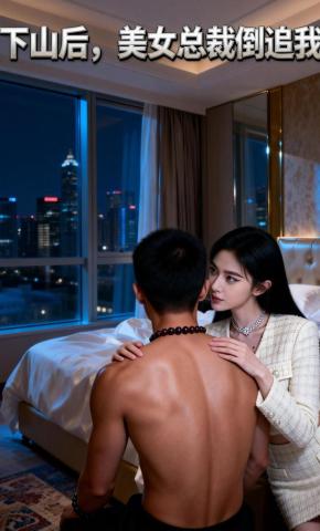 短剧《下山后，美女总裁倒追我》海报