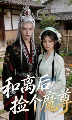 短剧《和离后捡个魔尊》海报