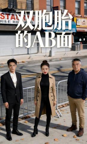 短剧《双胞胎的AB面》海报