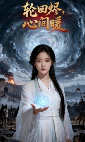 短剧《轮回烬，心间暖》海报