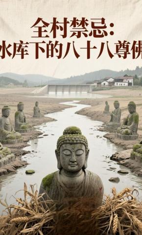 短剧《全村禁忌：水库下的八十八尊佛》海报