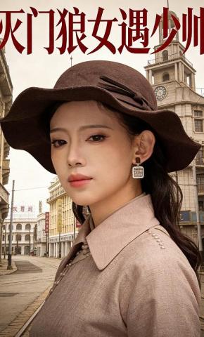 短剧《灭门狼女遇少帅》海报