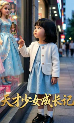 短剧《天才少女成长记》海报