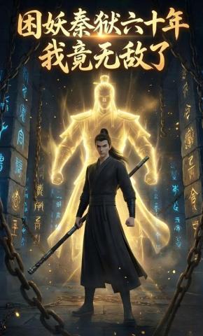 短剧《困妖秦狱六十年，我竟无敌了》海报