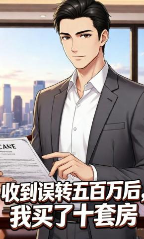 短剧《收到误转五百万后，我买了十套房》海报