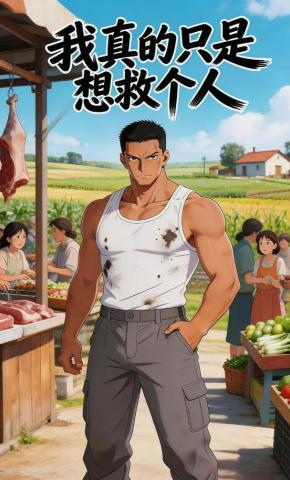 短剧《我真的只是想救个人》海报