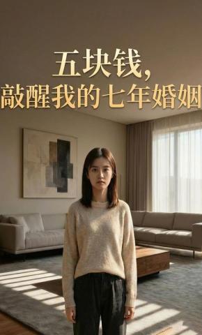 短剧《五块钱，敲醒我的七年婚姻》海报