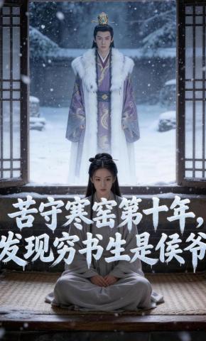 短剧《苦守寒窑第十年，发现穷书生是侯爷》海报