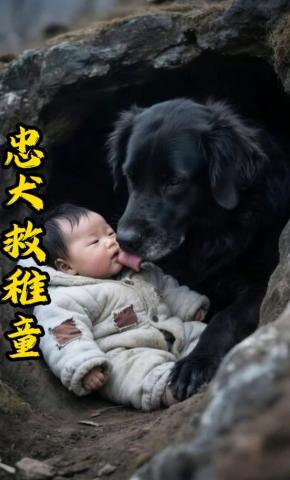 短剧《忠犬救稚童》海报