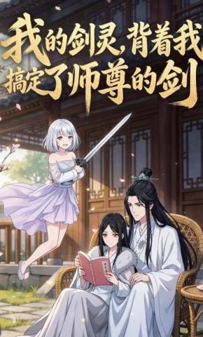 短剧《我的剑灵，背着我搞定了师尊的剑》海报
