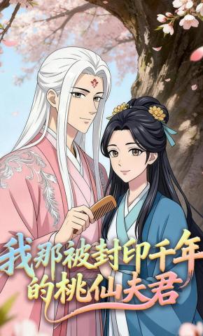 短剧《我那被封印千年的桃仙夫君》海报