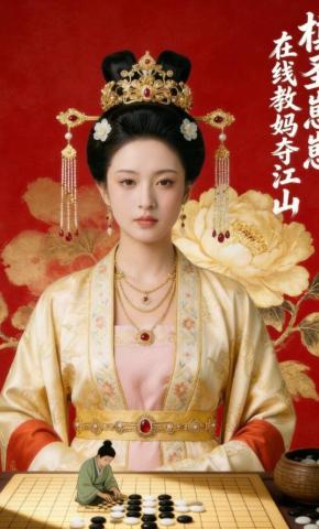 短剧《棋圣崽崽，在线教妈夺江山》海报