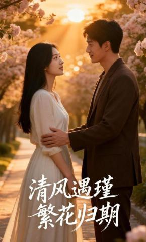 短剧《清风遇瑾，繁花归期》海报