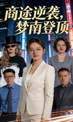 短剧《商途逆袭，梦南登顶》海报