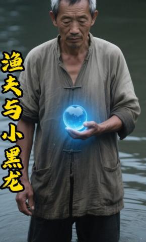 短剧《渔夫与小黑龙》海报