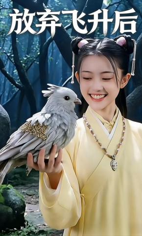 短剧《放弃飞升后》海报