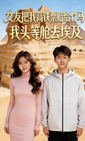 短剧《女友把我高铁票赔给竹马，我头等舱去埃及》海报