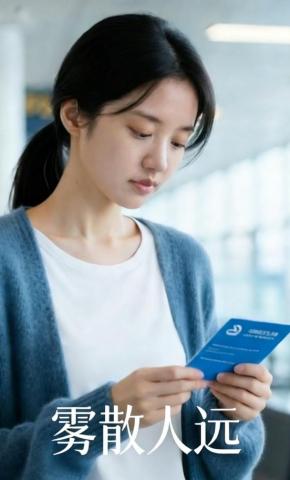 短剧《雾散人远》海报