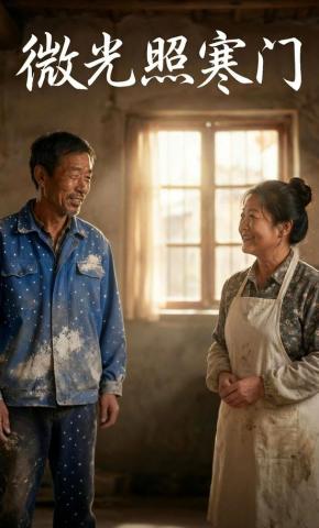 短剧《微光照寒门》海报