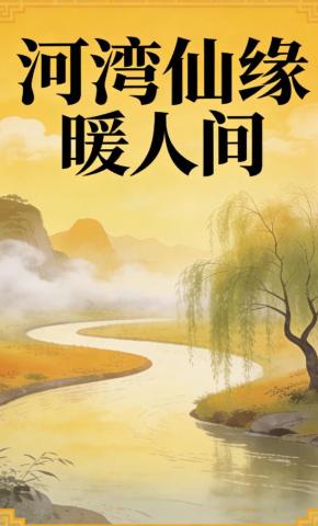 短剧《河湾仙缘暖人间》海报
