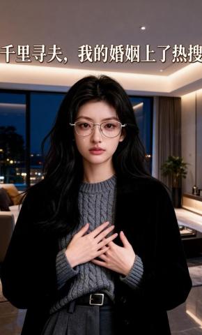 短剧《千里寻夫，我的婚姻上了热搜》海报