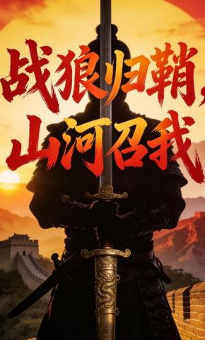 短剧《战狼归鞘，山河召我》海报