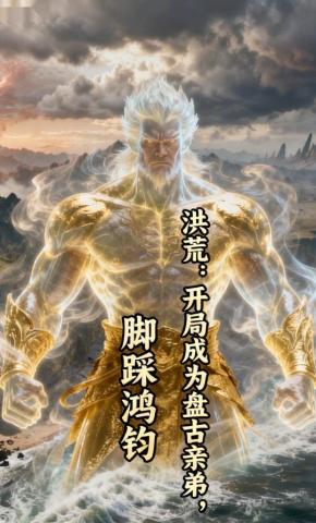 短剧《洪荒：开局成为盘古亲弟，脚踩鸿钧》海报