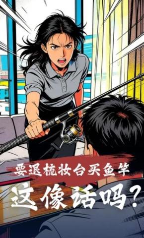 短剧《要退梳妆台买鱼竿，就离婚》海报