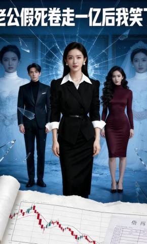 短剧《老公假死卷走一亿后我笑了》海报