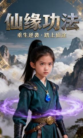 短剧《仙缘功法》海报