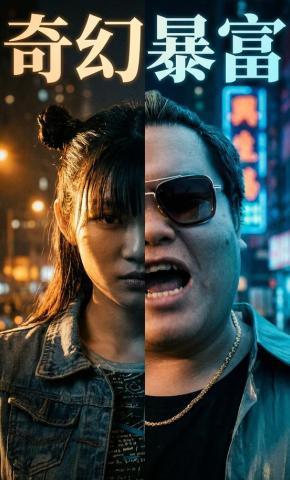 短剧《奇幻暴富》海报