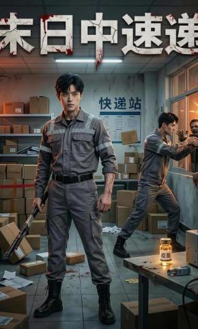 短剧《末日中速递》海报